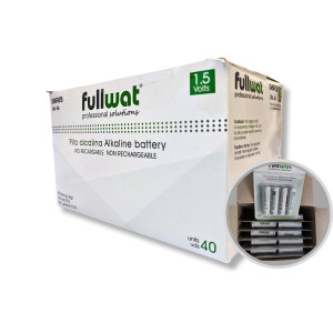 Pilas Alcalinas LR6 AA Caja 40 Unids